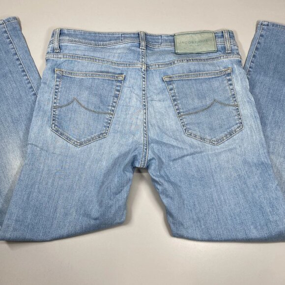 Jacob Cohen Luxury Denim Men’s Bard Fast Jeans Size 33 Blue - Picture 4 of 11
